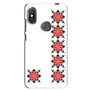 Силіконовый Чохол на Xiaomi Redmi Note 6 Pro з картинкой Вишиванки (Силует вишиванки)