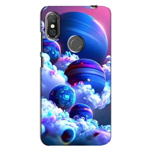 Чохол з малюнком «Сині планети» для Xiaomi Redmi Note 6 Pro Чохол з малюнком «Сині планети» для Xiaomi Redmi Note 6 Pro