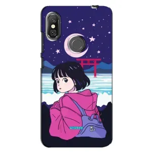 Чехол с персонажами АНИМЕ на Xiaomi Redmi Note 6 Pro (Синобу Миякэ)