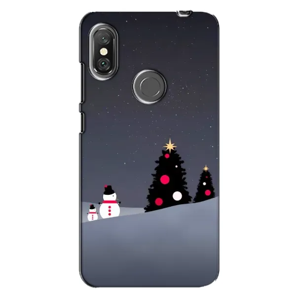 Чехол с рисунком «Снеговички» для Xiaomi Redmi Note 6 Pro Чехол с рисунком «Снеговички» для Xiaomi Redmi Note 6 Pro
