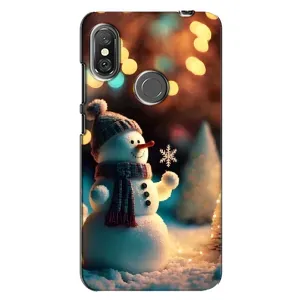 Чохли на Новий Рік Xiaomi Redmi Note 6 Pro (Сніговик святковий)