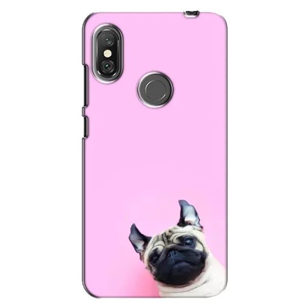 Чехол с рисунком «Собака на розовом» для Xiaomi Redmi Note 6 Pro Чехол с рисунком «Собака на розовом» для Xiaomi Redmi Note 6 Pro