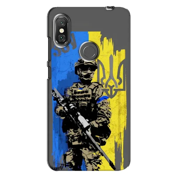 Чехол с рисунком «Солдат ЗСУ» для Xiaomi Redmi Note 6 Pro Чехол с рисунком «Солдат ЗСУ» для Xiaomi Redmi Note 6 Pro