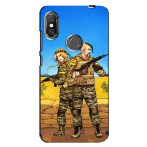 Чохли з принтом (Воїни ЗСУ) для Xiaomi Redmi Note 6 Pro