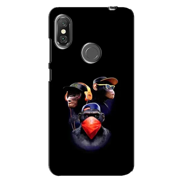 Чохол з малюнком «Три обізяни» для Xiaomi Redmi Note 6 Pro Чохол з малюнком «Три обізяни» для Xiaomi Redmi Note 6 Pro