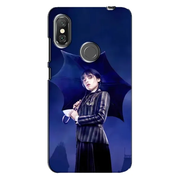 Чехол с рисунком «Уэнсдей с зонтом» для Xiaomi Redmi Note 6 Pro Чехол с рисунком «Уэнсдей с зонтом» для Xiaomi Redmi Note 6 Pro