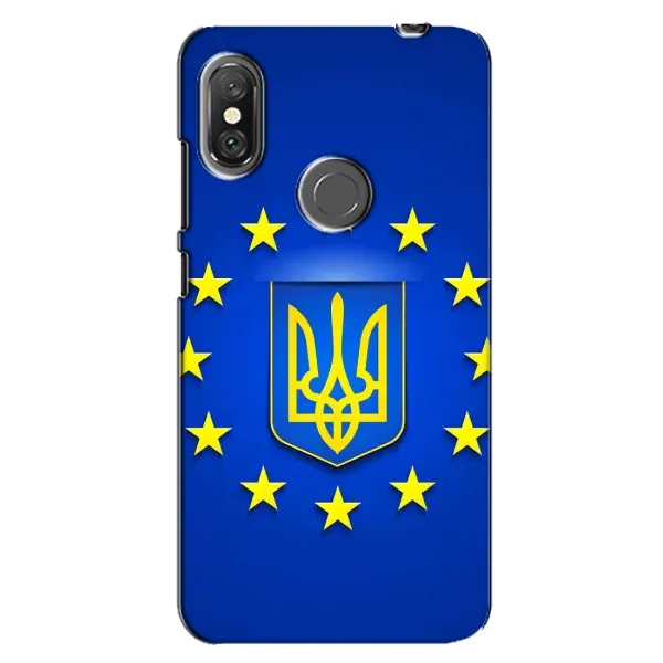 Чехол с рисунком «Украина это Европа» для Xiaomi Redmi Note 6 Pro Чехол с рисунком «Украина это Европа» для Xiaomi Redmi Note 6 Pro