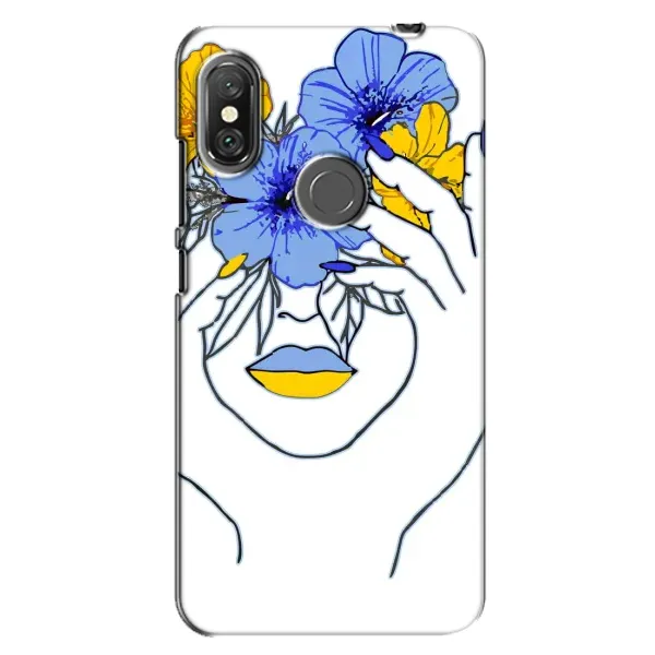 Чехол с рисунком «Украинка на всю голову» для Xiaomi Redmi Note 6 Pro Чехол с рисунком «Украинка на всю голову» для Xiaomi Redmi Note 6 Pro
