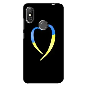 Силиконовый Чехол на Xiaomi Redmi Note 6 Pro (Я-Украина) (Украинское сердце)
