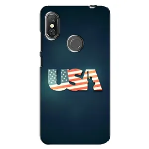 Чохол Прапор USA для Xiaomi Redmi Note 6 Pro