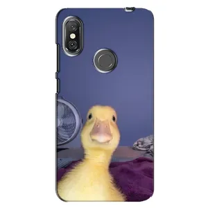 Бампер с принтом Мемы для Xiaomi Redmi Note 6 Pro (Утка)