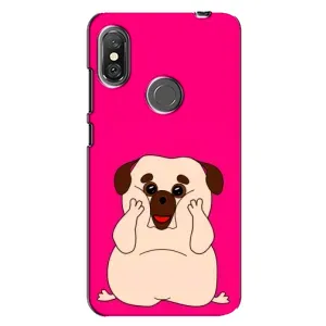 Чохол (ТПУ) Милі песики для Xiaomi Redmi Note 6 Pro (Веселий Мопсік)
