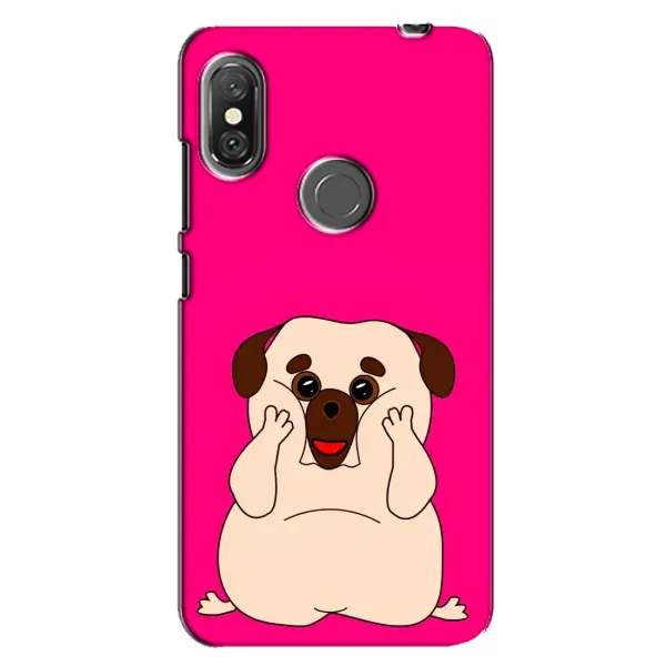 Чехол с рисунком «Веселый Мопсик» для Xiaomi Redmi Note 6 Pro Чехол с рисунком «Веселый Мопсик» для Xiaomi Redmi Note 6 Pro