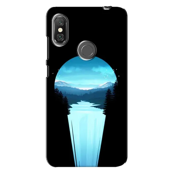 Чехол с рисунком «Синий Водопад» для Xiaomi Redmi Note 6 Pro Чехол с рисунком «Синий Водопад» для Xiaomi Redmi Note 6 Pro