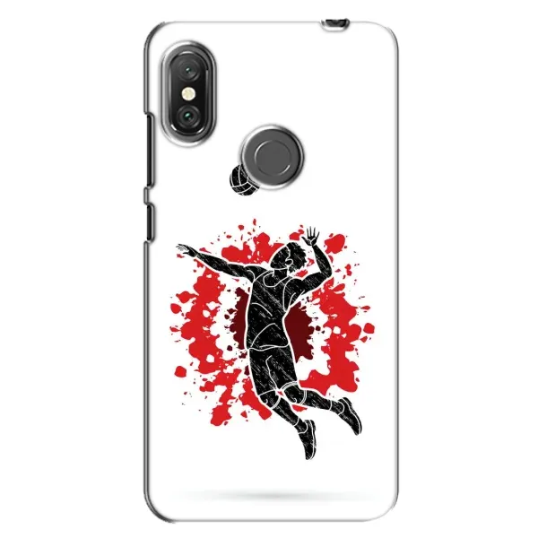 Чехол с рисунком «Волейболист» для Xiaomi Redmi Note 6 Pro Чехол с рисунком «Волейболист» для Xiaomi Redmi Note 6 Pro