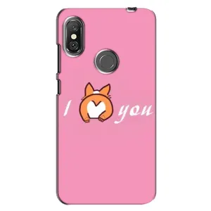 Силіконові Чохли Коханій людині для Xiaomi Redmi Note 6 Pro (Я тебе кохаю)
