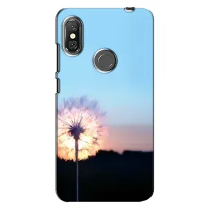 Силіконовий Чохол з кульбабками на Xiaomi Redmi Note 6 Pro (Захід з кульбабкою)