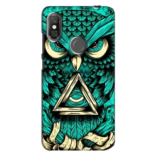 Чехол с рисунком «Зеленая сова» для Xiaomi Redmi Note 6 Pro Чехол с рисунком «Зеленая сова» для Xiaomi Redmi Note 6 Pro