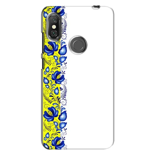 Чехол с рисунком «Желто-синяя вышиванка» для Xiaomi Redmi Note 6 Pro Чехол с рисунком «Желто-синяя вышиванка» для Xiaomi Redmi Note 6 Pro