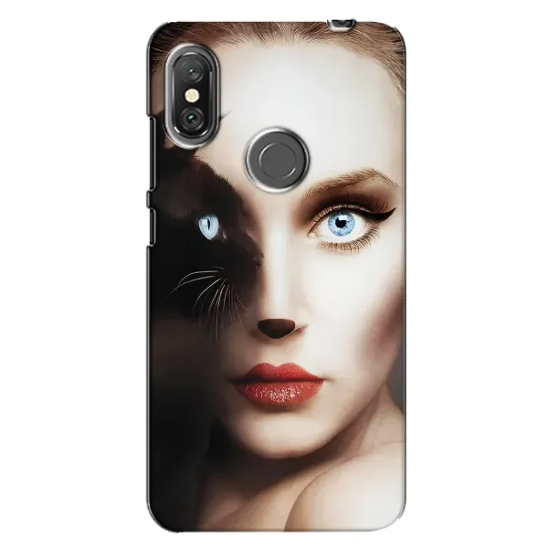 Чехол с рисунком «Женщина кошка» для Xiaomi Redmi Note 6 Pro Чехол с рисунком «Женщина кошка» для Xiaomi Redmi Note 6 Pro