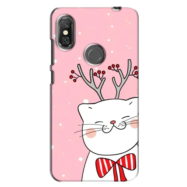 Чехол с рисунком «Зимний кот» для Xiaomi Redmi Note 6 Pro Чехол с рисунком «Зимний кот» для Xiaomi Redmi Note 6 Pro