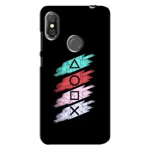 Чехол КИБЕРСПОРТ для Xiaomi Redmi Note 6 Pro (Значки Sony)