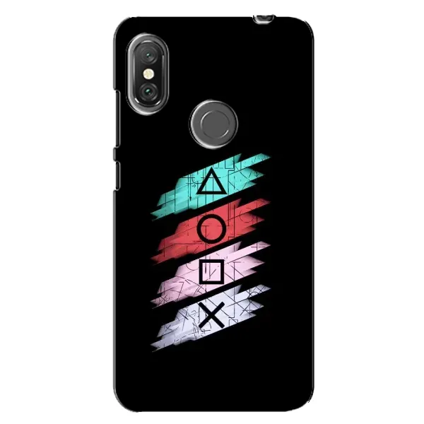 Чехол с рисунком «Значки Sony» для Xiaomi Redmi Note 6 Pro Чехол с рисунком «Значки Sony» для Xiaomi Redmi Note 6 Pro