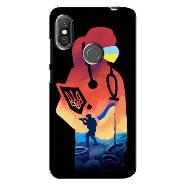Чехол с рисунком «ЗСУ Врач» для Xiaomi Redmi Note 6 Pro Чехол с рисунком «ЗСУ Врач» для Xiaomi Redmi Note 6 Pro