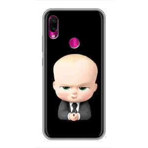 Мультяшный принт на Чехол для Редми нот 7 про (Бос)