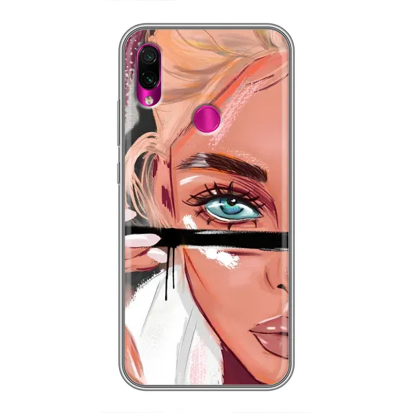 Чехол с рисунком «Девушка и ресницы» для Xiaomi Redmi Note 7 Pro Чехол с рисунком «Девушка и ресницы» для Xiaomi Redmi Note 7 Pro