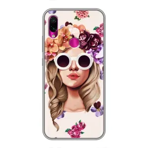 Чохол з картинкою Модні Дівчата Xiaomi Redmi Note 7 Pro (Дівчина в окулярах)