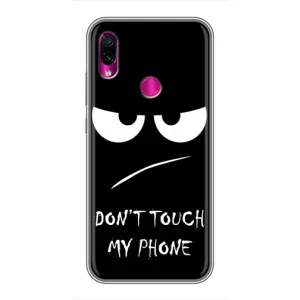 Чохол з прикольним текстом на Xiaomi Redmi Note 7 Pro