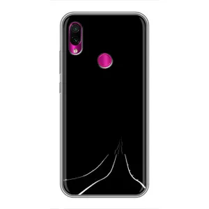 Чохол з картинками на чорному фоні для Xiaomi Redmi Note 7 Pro (Дорога)