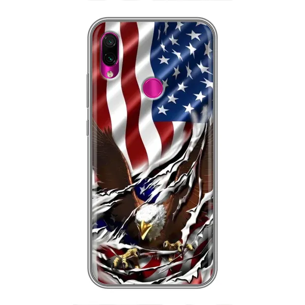 Чехол с рисунком «Флаг USA» для Xiaomi Redmi Note 7 Pro Чехол с рисунком «Флаг USA» для Xiaomi Redmi Note 7 Pro