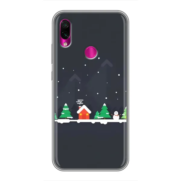 Чехол с рисунком «Город зимний» для Xiaomi Redmi Note 7 Pro Чехол с рисунком «Город зимний» для Xiaomi Redmi Note 7 Pro