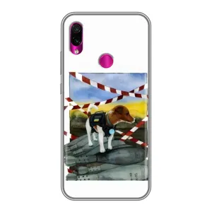 Чехол с принтом Собаки Патрон для Xiaomi Redmi Note 7 Pro (Храбрый Патрон)