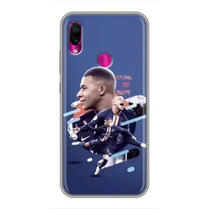 Чохол (TPU) з Футболістом на Xiaomi Redmi Note 7 Pro (Киліан)