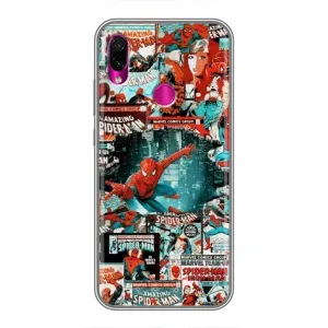 Чохол Супергерой Людина Павук на Xiaomi Redmi Note 7 Pro