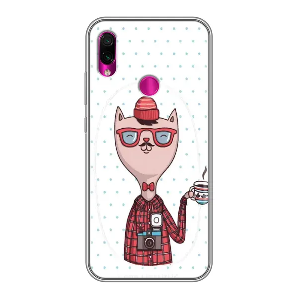Чехол с рисунком «Кот аристократ» для Xiaomi Redmi Note 7 Pro Чехол с рисунком «Кот аристократ» для Xiaomi Redmi Note 7 Pro
