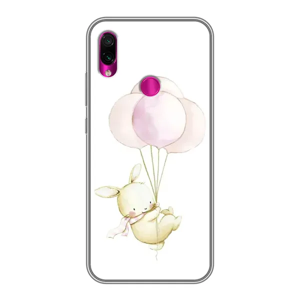 Чехол с рисунком «Кролик и шарики» для Xiaomi Redmi Note 7 Pro Чехол с рисунком «Кролик и шарики» для Xiaomi Redmi Note 7 Pro
