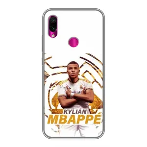 Чохол (TPU) з Футболістом на Xiaomi Redmi Note 7 Pro (Мбаппе Реал)