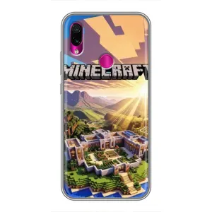 Чехол майнкрафт для Xiaomi Redmi Note 7 Pro (MINECRAFT)