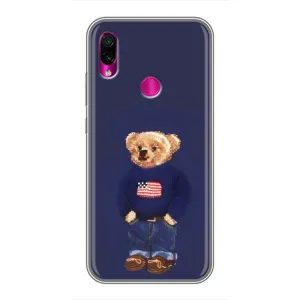 Чохли Мішка Тедді для Редмі нот 7 про (Мішка USA)