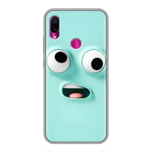 Чохли (ТПУ) (смішні стікери) для Xiaomi Redmi Note 7 Pro (Кумедне м'ятне обличчя)