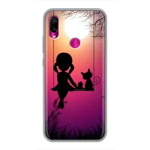 Чехол с рисунком «На качели» для Xiaomi Redmi Note 7 Pro