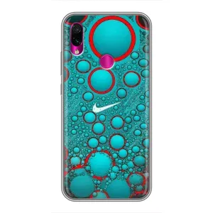 Силіконовый Чохол на Xiaomi Redmi Note 7 Pro з картинкою НАЙК (Найк зелений)