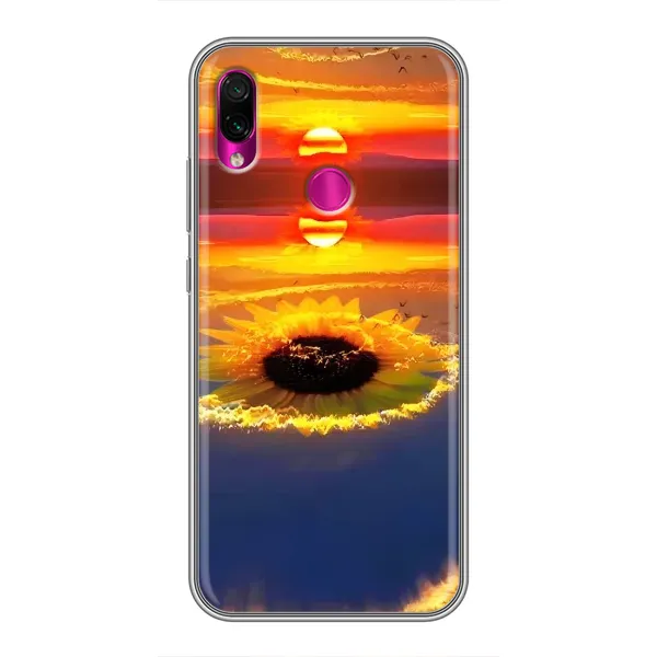 Чехол с рисунком «Небо подсолнух» для Xiaomi Redmi Note 7 Pro Чехол с рисунком «Небо подсолнух» для Xiaomi Redmi Note 7 Pro