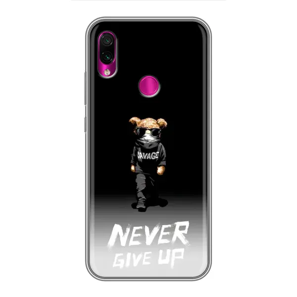 Чехол с рисунком «Never» для Xiaomi Redmi Note 7 Pro Чехол с рисунком «Never» для Xiaomi Redmi Note 7 Pro