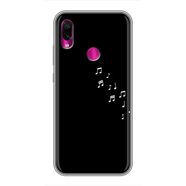 Чехол с рисунком «Ноты» для Xiaomi Redmi Note 7 Pro Чехол с рисунком «Ноты» для Xiaomi Redmi Note 7 Pro