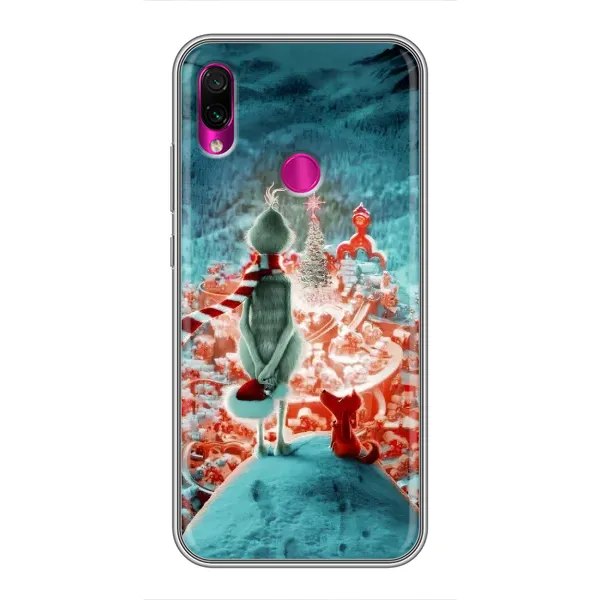 Чехол с рисунком «Новогодний Гринч» для Xiaomi Redmi Note 7 Pro Чехол с рисунком «Новогодний Гринч» для Xiaomi Redmi Note 7 Pro
